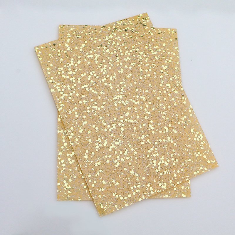 Silver and Gold Acrylic Glitter Sheet 4x8